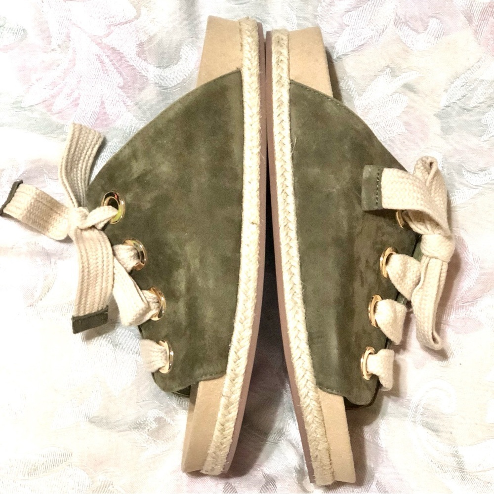 Anthropologie Silent D Fronnie Laced Slip On Sandals Fronnie US 8-8.5 EU 39 - Picture 5 of 9
